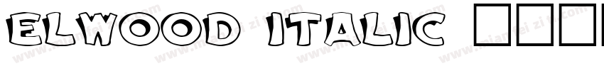 Elwood Italic字体转换